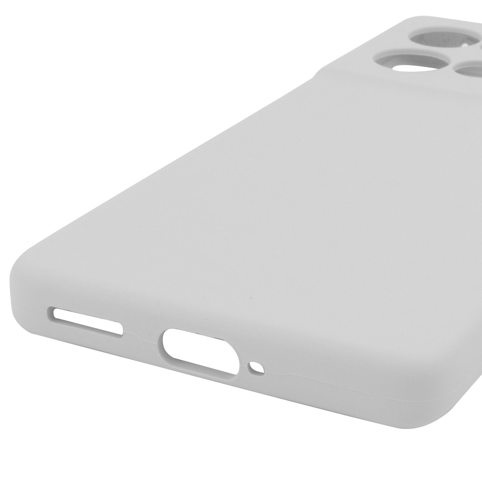 Чохол Silicone Cover Ummi Lakshmi Full Camera (AA) для Motorola Edge 50 Neo, Білий / White 4, Силікон, купити оптом з доставкою