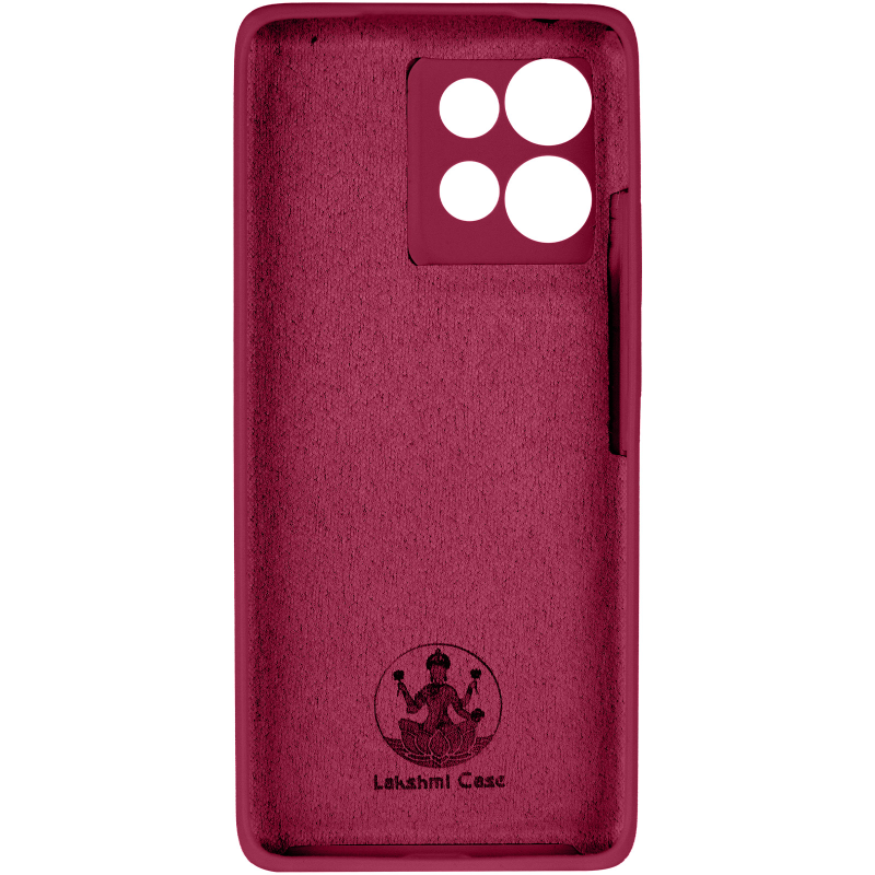 Чохол Silicone Cover Ummi Lakshmi Full Camera (AA) для Motorola Edge 50 Neo, Бордовий / Marsala 2, Силікон, купити оптом з доставкою