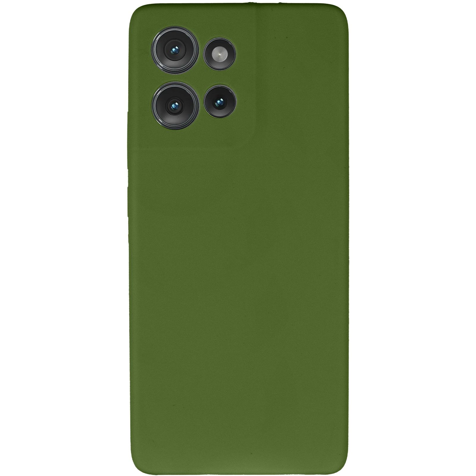 Чохол Silicone Cover Ummi Lakshmi Full Camera (AA) для Motorola Edge 50 Neo, Зелений / Dark green 1, Силікон, купити оптом з доставкою