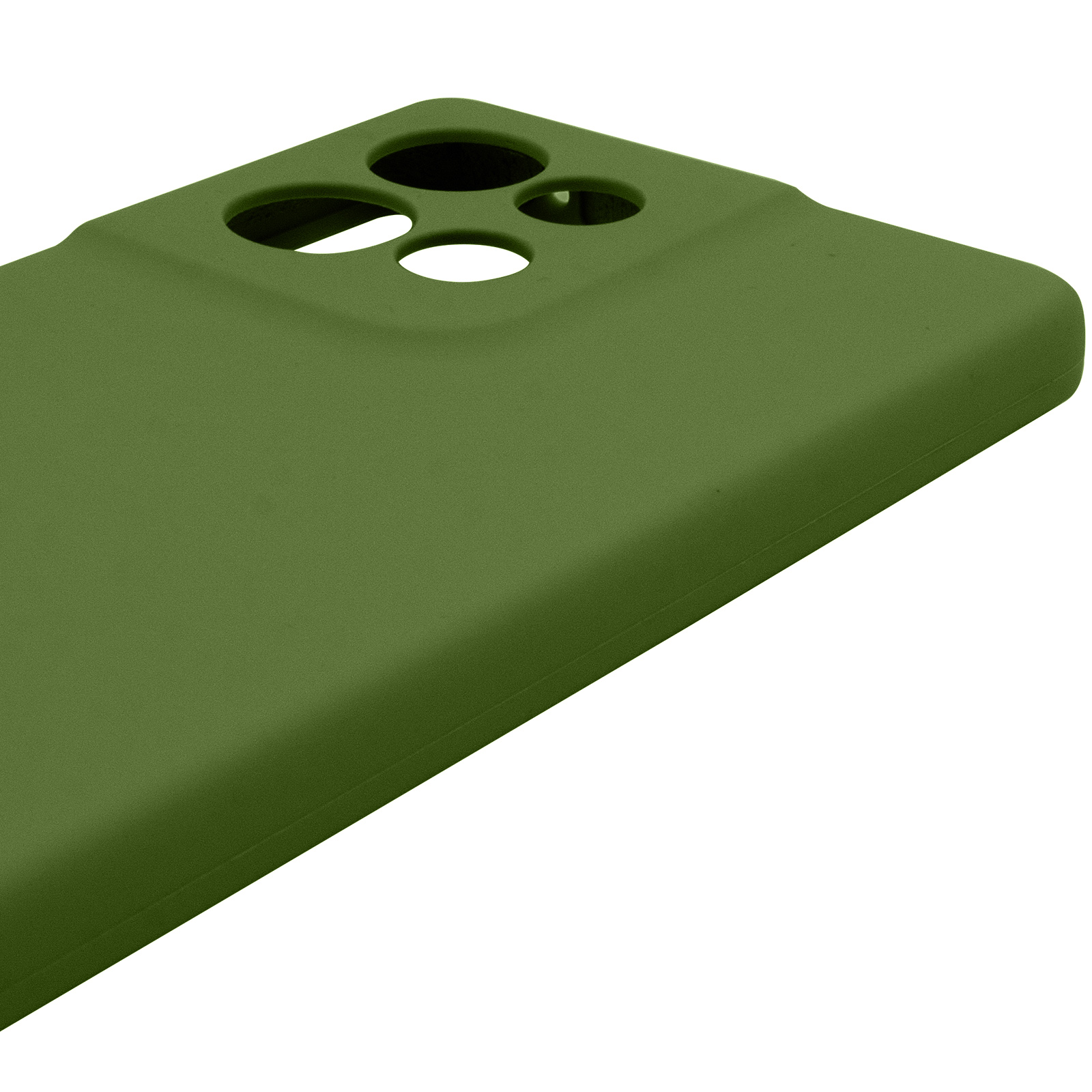 Чохол Silicone Cover Ummi Lakshmi Full Camera (AA) для Motorola Edge 50 Neo, Зелений / Dark green 3, Силікон, купити оптом з доставкою