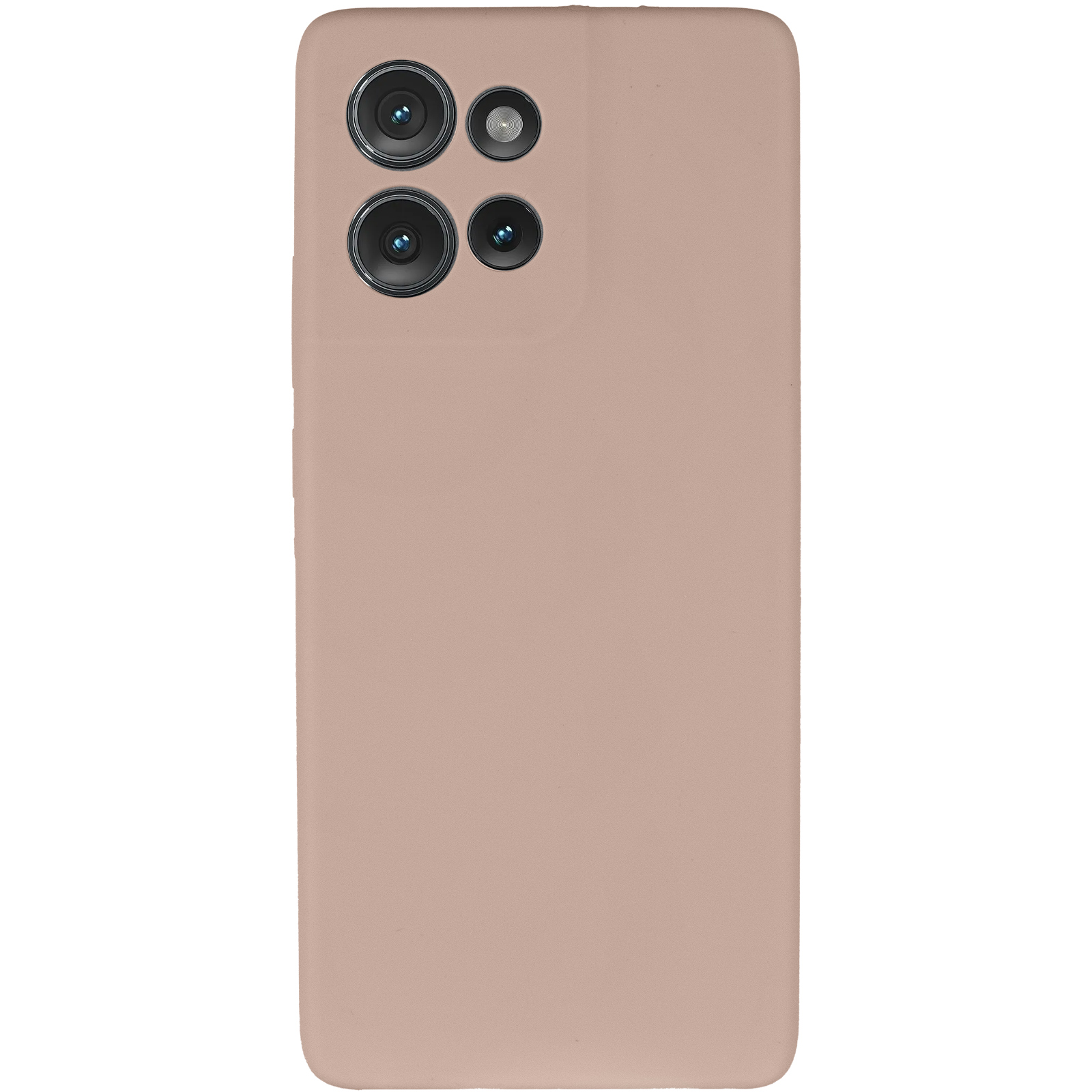 Чохол Silicone Cover Ummi Lakshmi Full Camera (AA) для Motorola Edge 50 Neo, Рожевий / Pink Sand 1, Силікон, купити оптом з доставкою