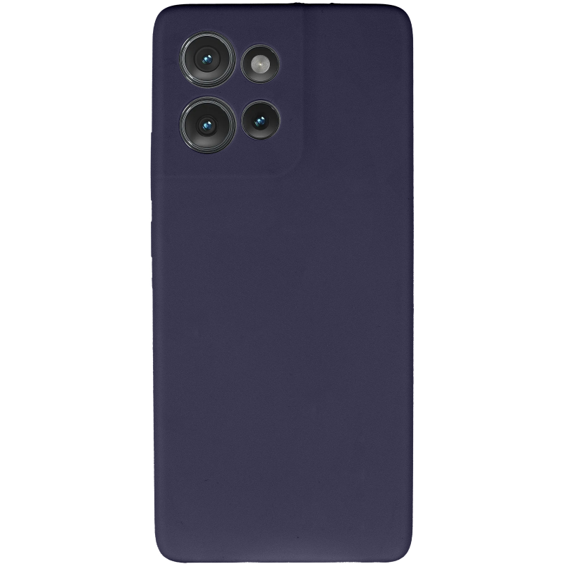 Чохол Silicone Cover Ummi Lakshmi Full Camera (AA) для Motorola Edge 50 Neo, Синій / Midnight Blue 1, Силікон, купити оптом з доставкою