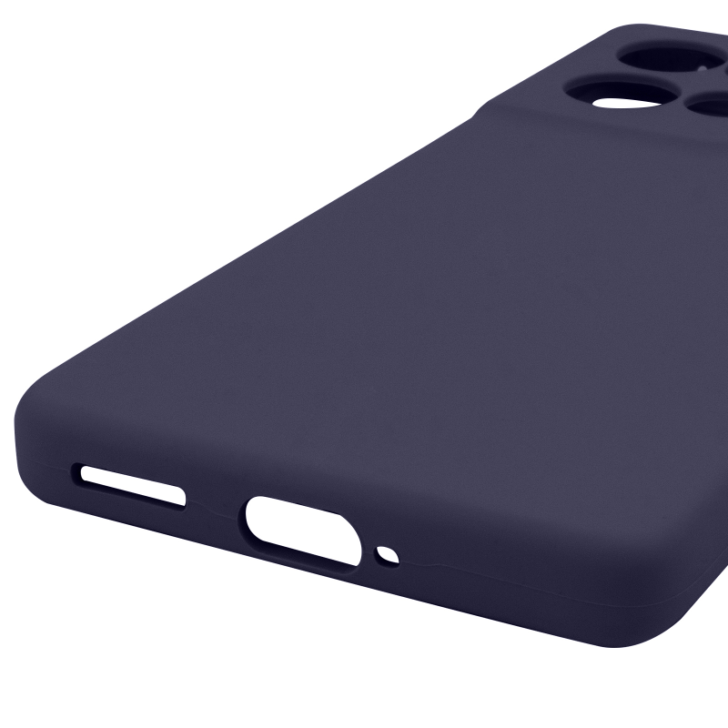 Чохол Silicone Cover Ummi Lakshmi Full Camera (AA) для Motorola Edge 50 Neo, Синій / Midnight Blue 4, Силікон, купити оптом з доставкою