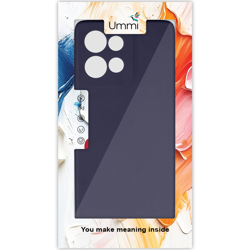 Чохол Silicone Cover Ummi Lakshmi Full Camera (AA) для Motorola Edge 50 Neo, Синій / Midnight Blue 5, Силікон, купити оптом з доставкою