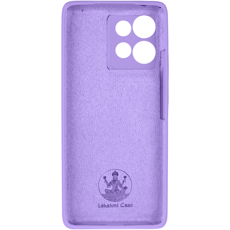 Чохол Silicone Cover Ummi Lakshmi Full Camera (AA) для Motorola Edge 50 Neo, Бузковий / Dasheen 2, Силікон, купити оптом з доставкою