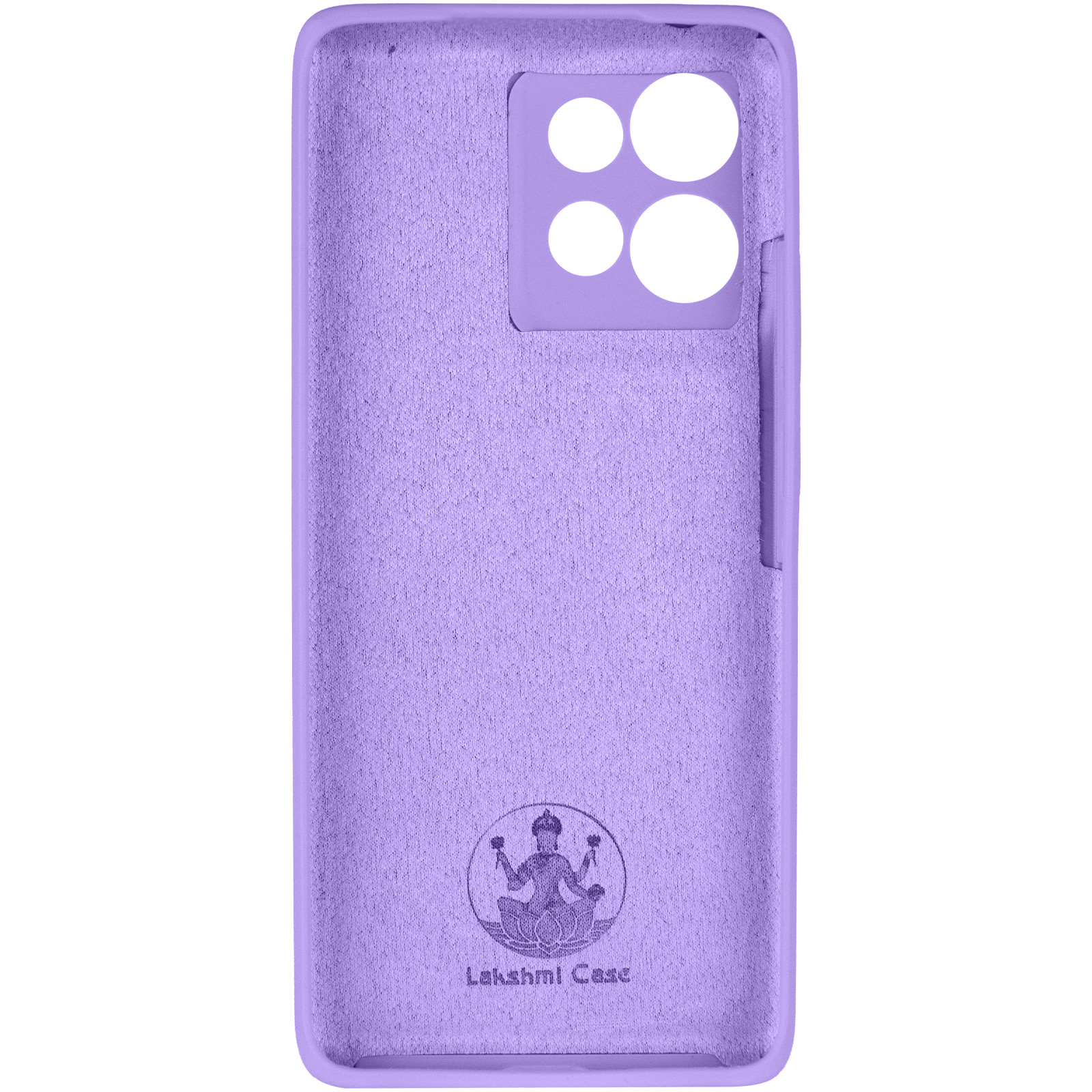 Чохол Silicone Cover Ummi Lakshmi Full Camera (AA) для Motorola Edge 50 Neo, Бузковий / Dasheen 2, Силікон, купити оптом з доставкою