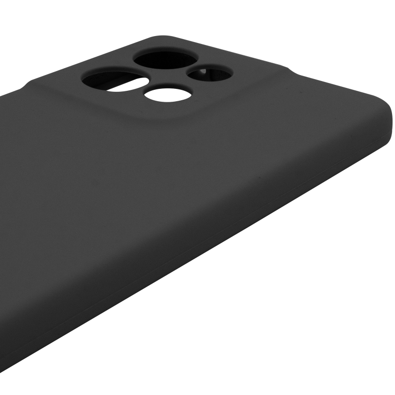Чохол Silicone Cover Ummi Lakshmi Full Camera (AA) для Motorola Edge 50 Neo, Чорний / Black 3, Силікон, купити оптом з доставкою