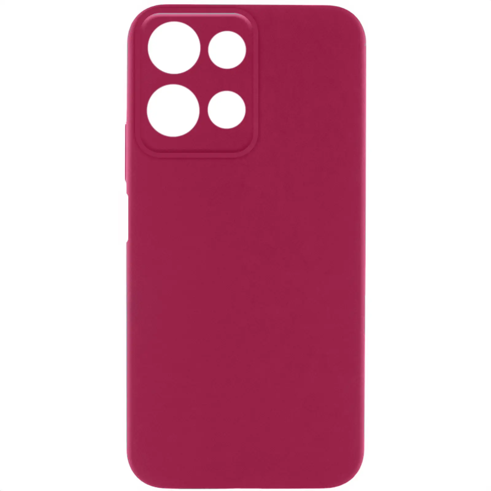 Чохол Silicone Cover Ummi Lakshmi Full Camera (AA) для Motorola Moto G15 4G, Бордовий / Marsala, Силікон, купити оптом з доставкою