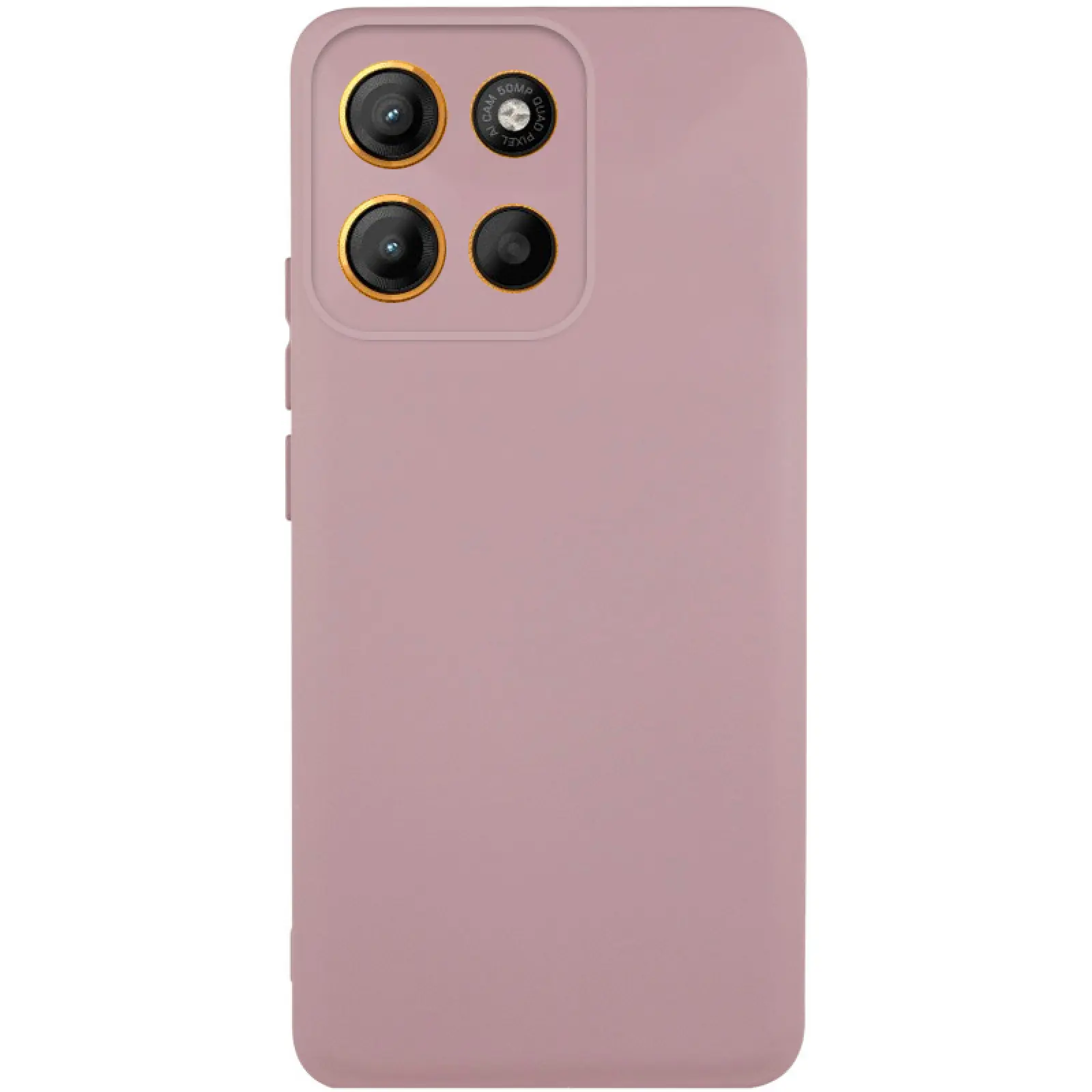 Чохол Silicone Cover Ummi Lakshmi Full Camera (AA) для Motorola Moto G15 4G, Рожевий / Pink Sand, Силікон, купити оптом з доставкою