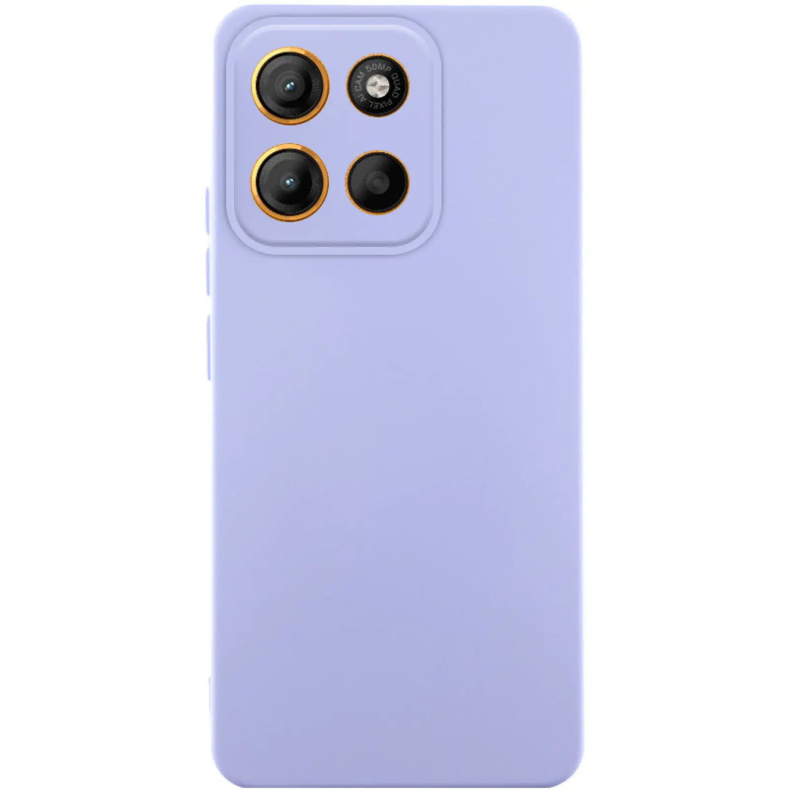 Чохол Silicone Cover Ummi Lakshmi Full Camera (AA) для Motorola Moto G15 4G, Бузковий / Dasheen, Силікон, купити оптом з доставкою