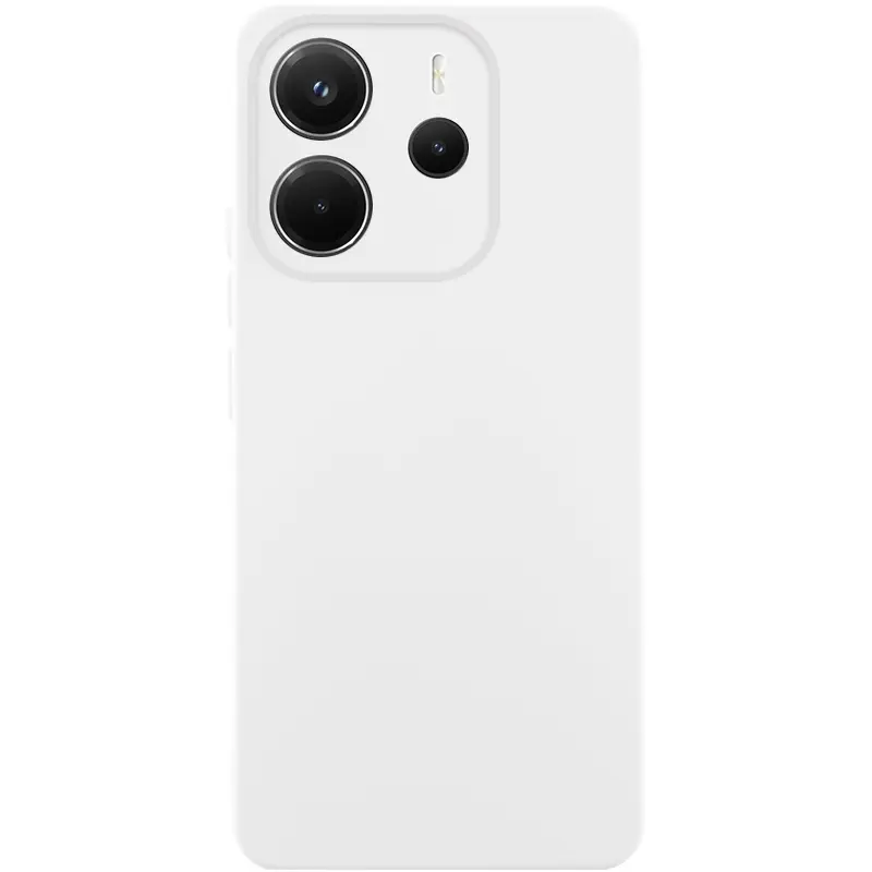 Чехол Silicone Cover Ummi Lakshmi Full Camera (AA) для Xiaomi Redmi Note 14 4G (Int. version), Белый / White, Силикон, купить оптом с доставкой