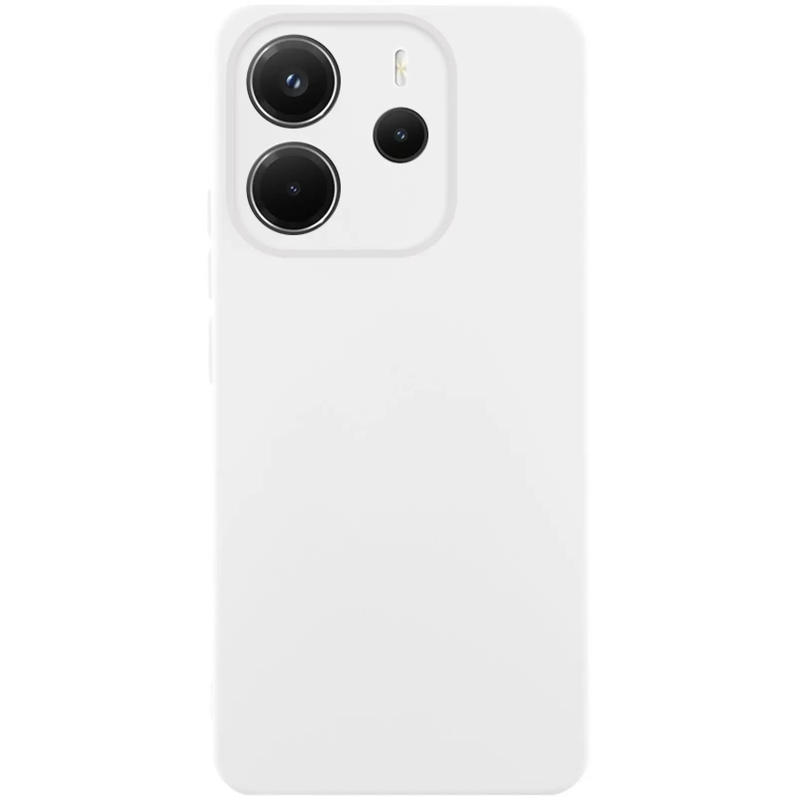 Чехол Silicone Cover Ummi Lakshmi Full Camera (AA) для Xiaomi Redmi Note 14 4G (Int. version), Белый / White, Силикон, купить оптом с доставкой
