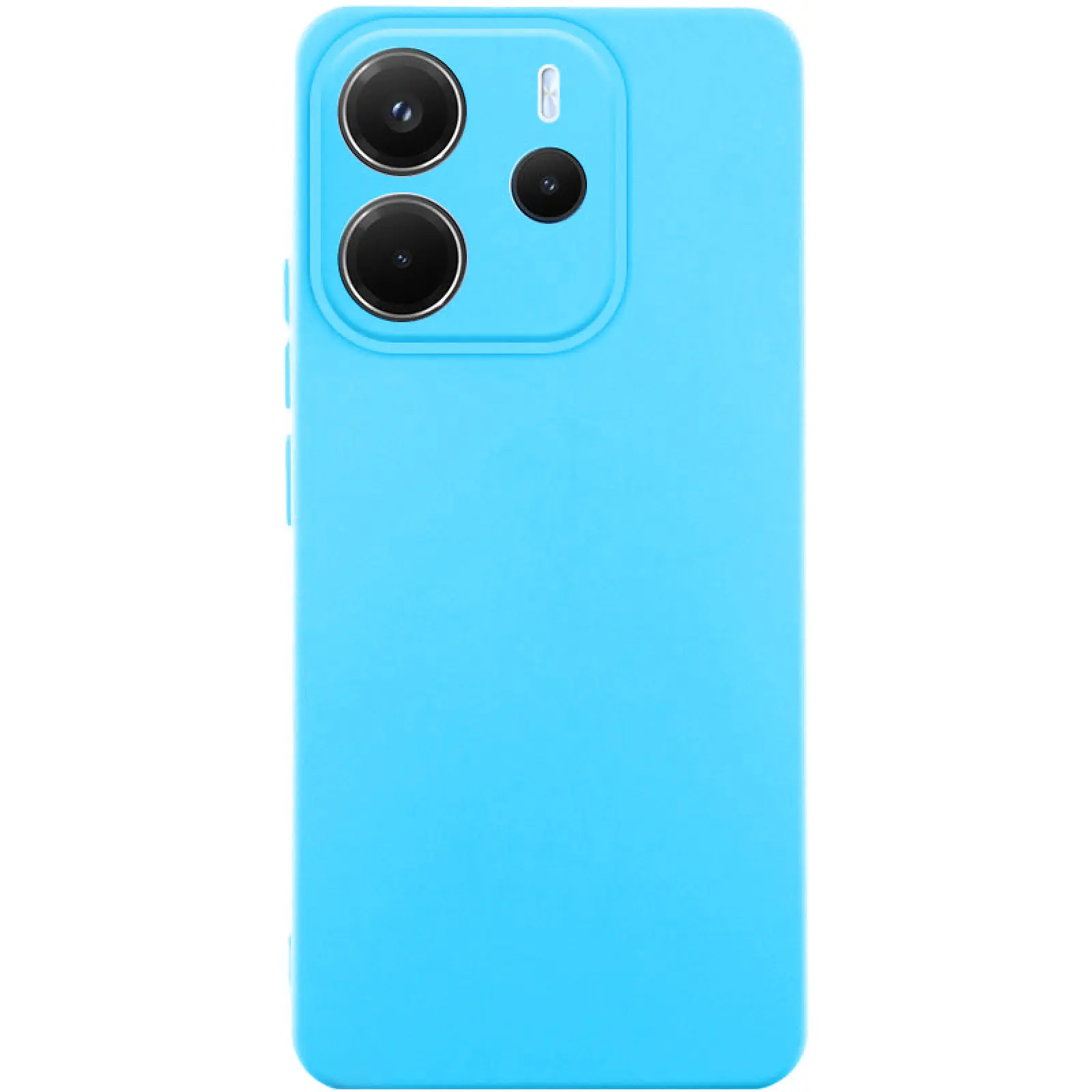 Чехол Silicone Cover Ummi Lakshmi Full Camera (AA) для Xiaomi Redmi Note 14 4G (Int. version), Голубой / Sky Blue, Силикон, купить оптом с доставкой