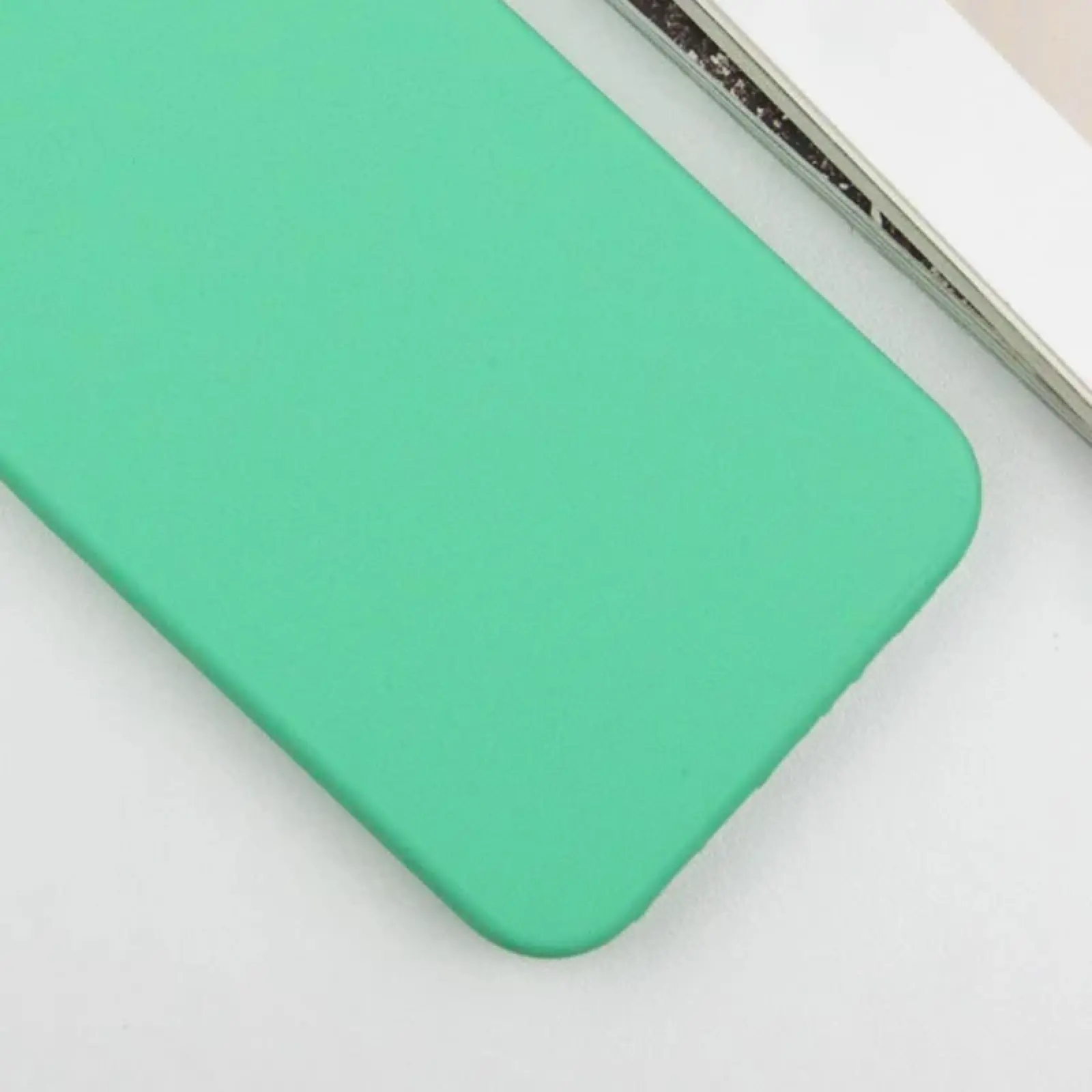 Чехол Silicone Cover Ummi Lakshmi Full Camera (AA) для Xiaomi Redmi Note 14 4G (Int. version), Ментоловый / Mint 2, Силикон, купить оптом с доставкой