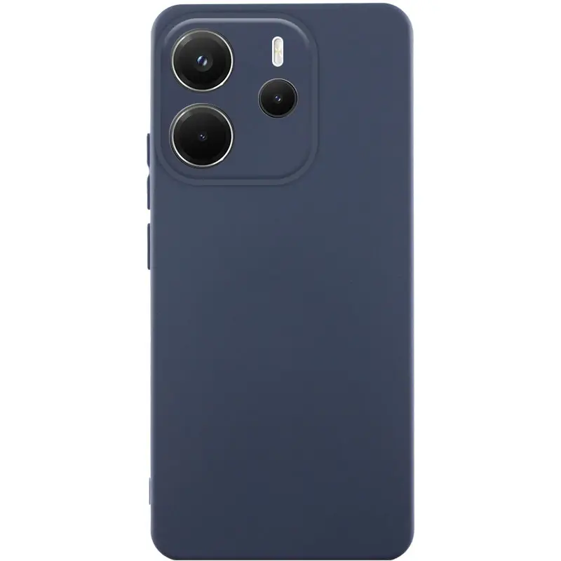 Чехол Silicone Cover Ummi Lakshmi Full Camera (AA) для Xiaomi Redmi Note 14 4G (Int. version), Синий / Midnight Blue, Силикон, купить оптом с доставкой