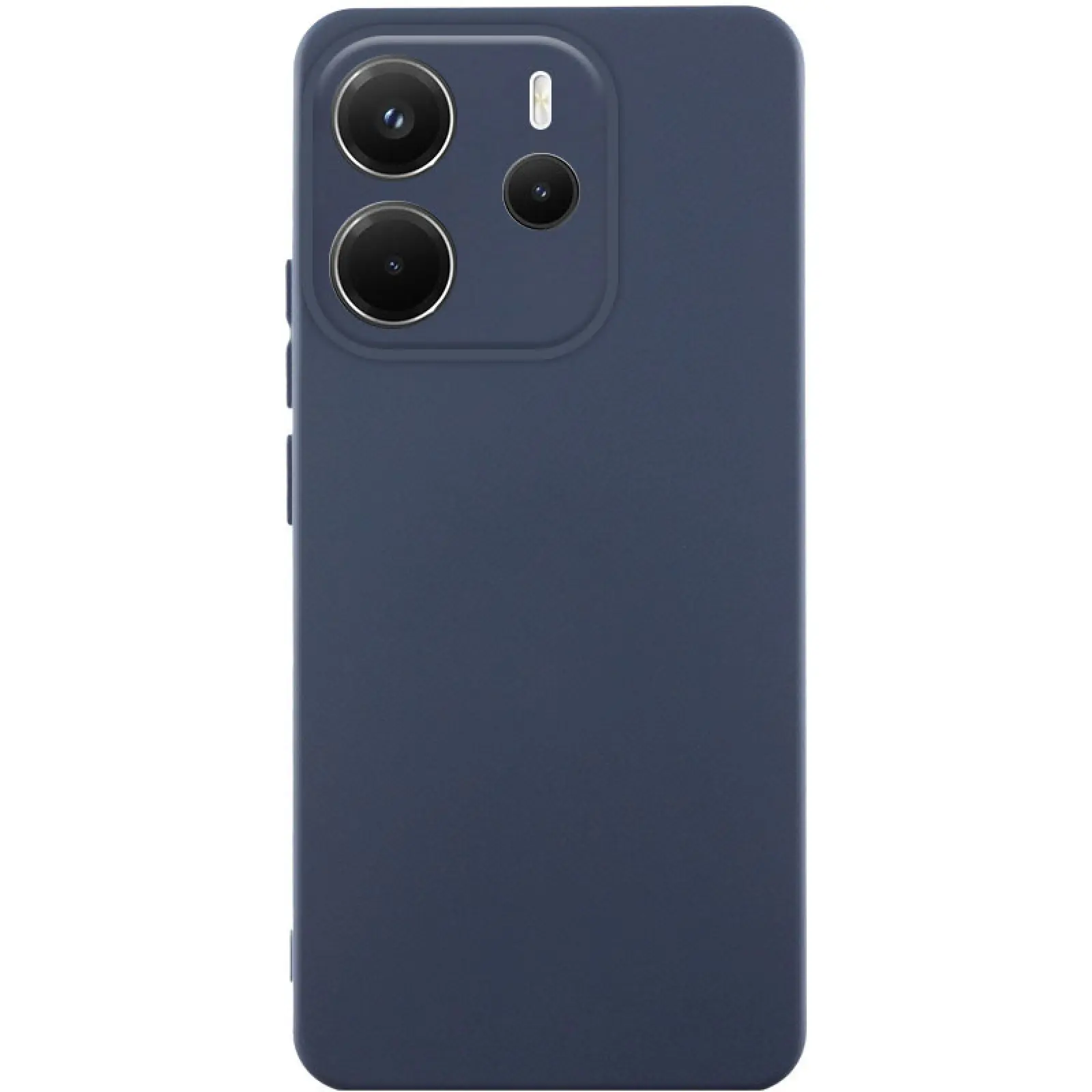 Чехол Silicone Cover Ummi Lakshmi Full Camera (AA) для Xiaomi Redmi Note 14 4G (Int. version), Синий / Midnight Blue, Силикон, купить оптом с доставкой