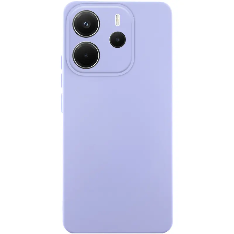 Чехол Silicone Cover Ummi Lakshmi Full Camera (AA) для Xiaomi Redmi Note 14 4G (Int. version), Сиреневый / Dasheen, Силикон, купить оптом с доставкой