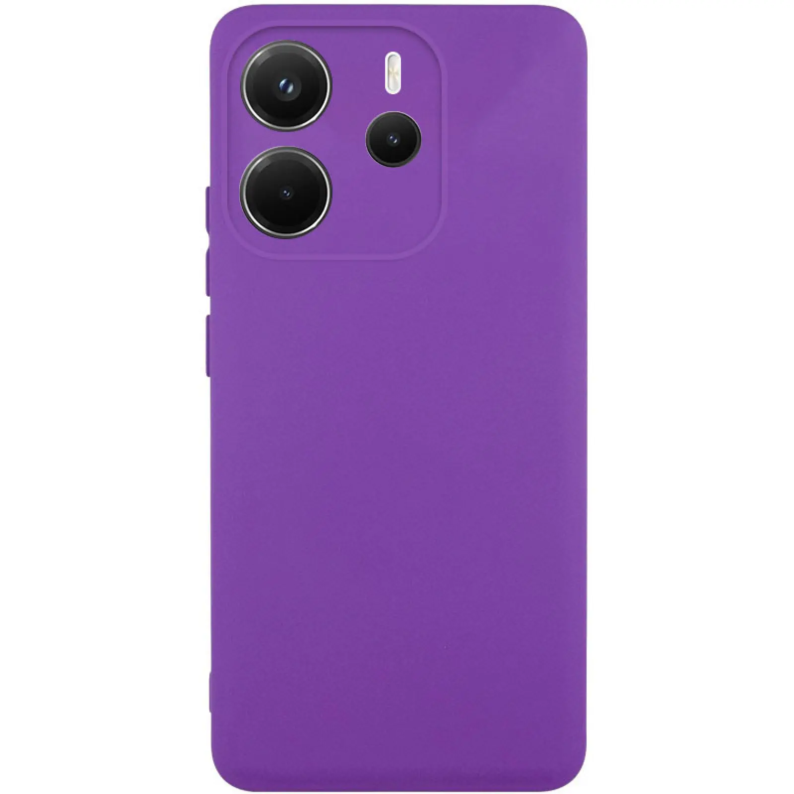 Чехол Silicone Cover Ummi Lakshmi Full Camera (AA) для Xiaomi Redmi Note 14 4G (Int. version), Фиолетовый / Purple, Силикон, купить оптом с доставкой