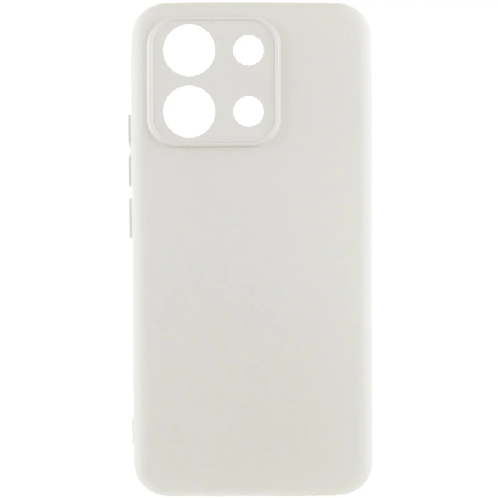Чехол Silicone Cover Ummi Lakshmi Full Camera (AA) для Xiaomi Redmi Note 14S, Белый / White, Силикон, купить оптом с доставкой