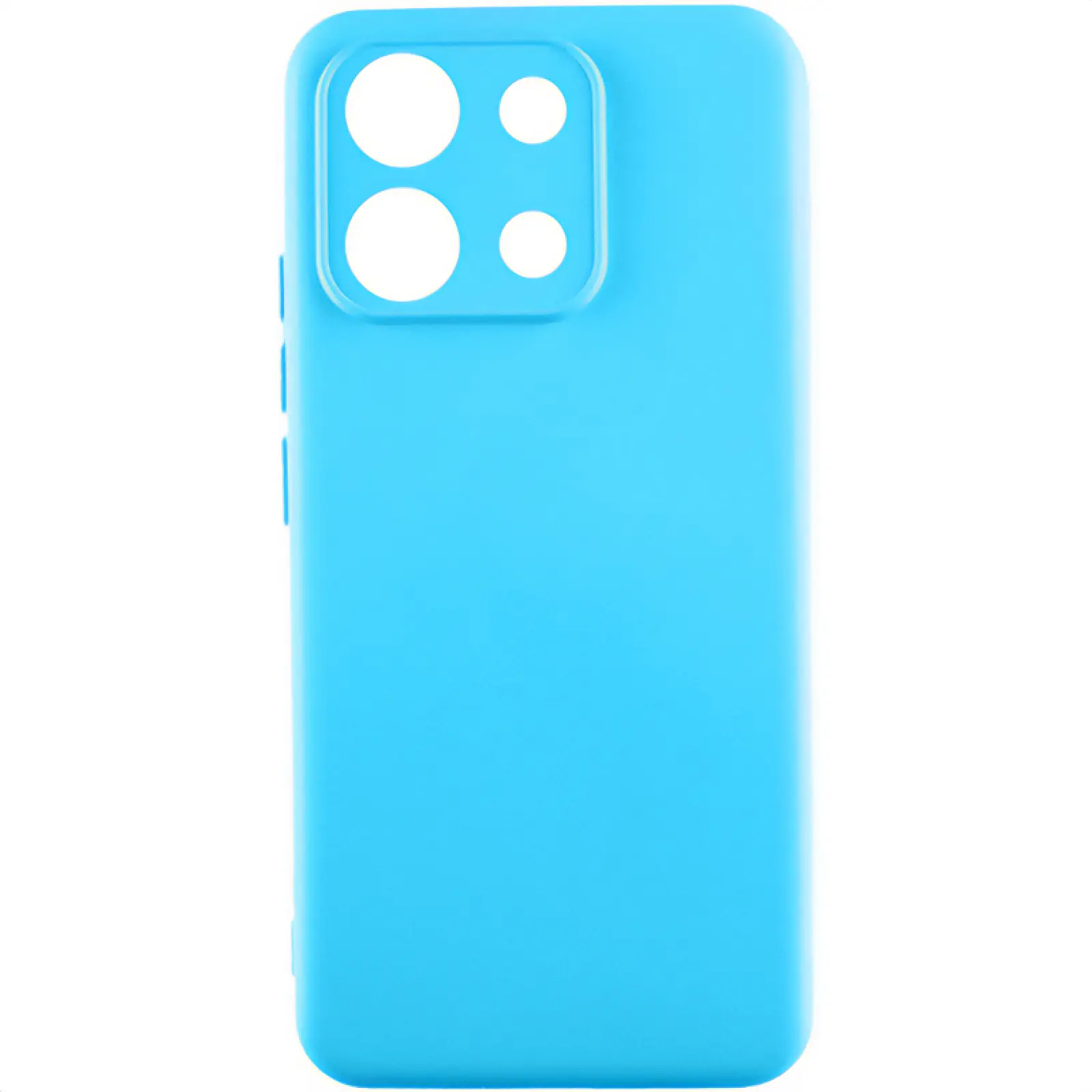 Чехол Silicone Cover Ummi Lakshmi Full Camera (AA) для Xiaomi Redmi Note 14S, Голубой / Sky Blue, Силикон, купить оптом с доставкой