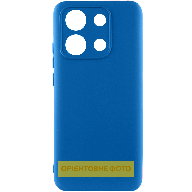 Чохол Silicone Cover Ummi Lakshmi Full Camera (AA) для Xiaomi Redmi A5 / Poco C71, Синій / Navy Blue, Силікон, купити оптом з доставкою