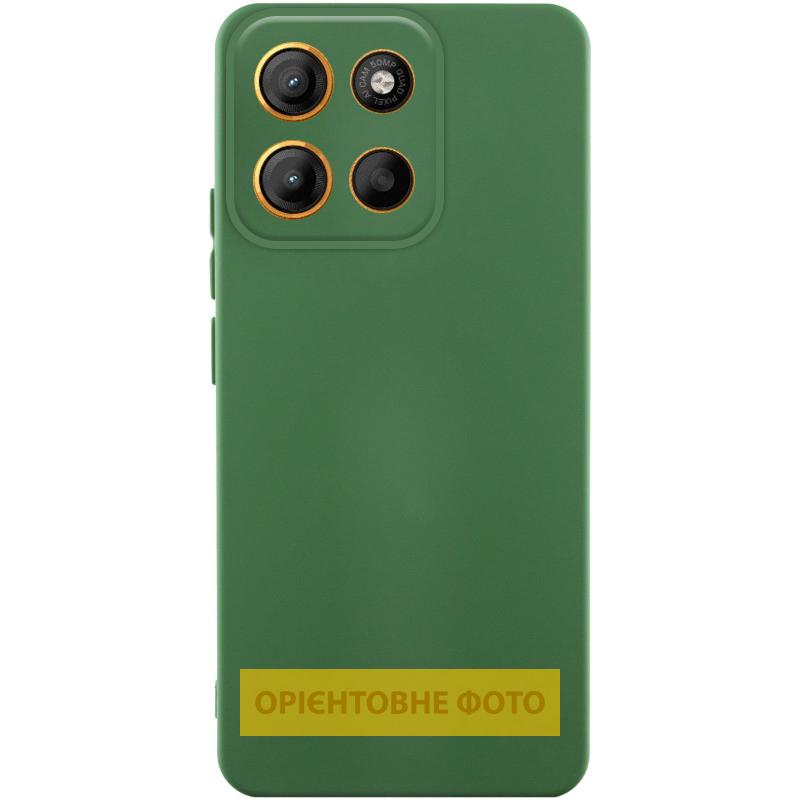 Чохол Silicone Cover Lakshmi Full Camera (AA) для Motorola Moto G35 | Мікрофібра на малюнкі №1