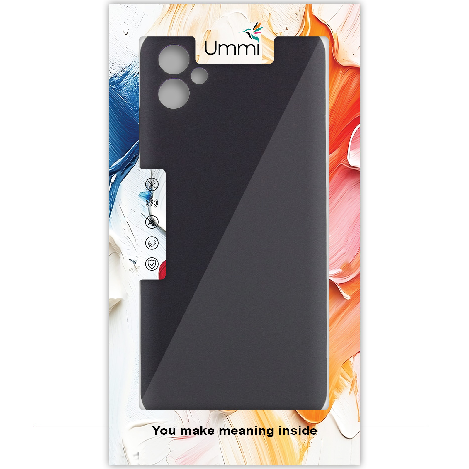 Чехол Silicone Cover Ummi Lakshmi Full Camera (AA) для Samsung Galaxy A08 / A07 4G / A07s, Черный / Black 3, Силикон, купить оптом с доставкой