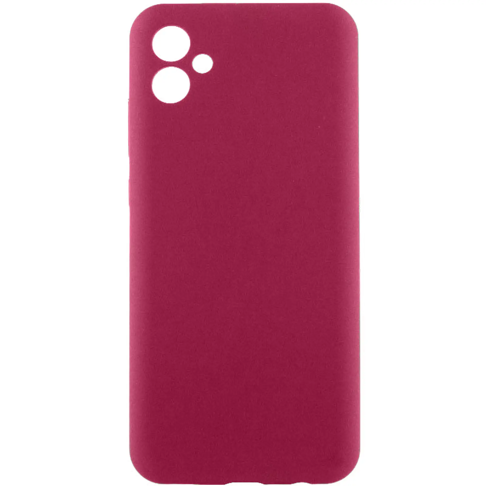 Чохол Silicone Cover Ummi Lakshmi Full Camera (AA) для Samsung Galaxy A07, Бордовий / Marsala, Силікон, купити оптом з доставкою