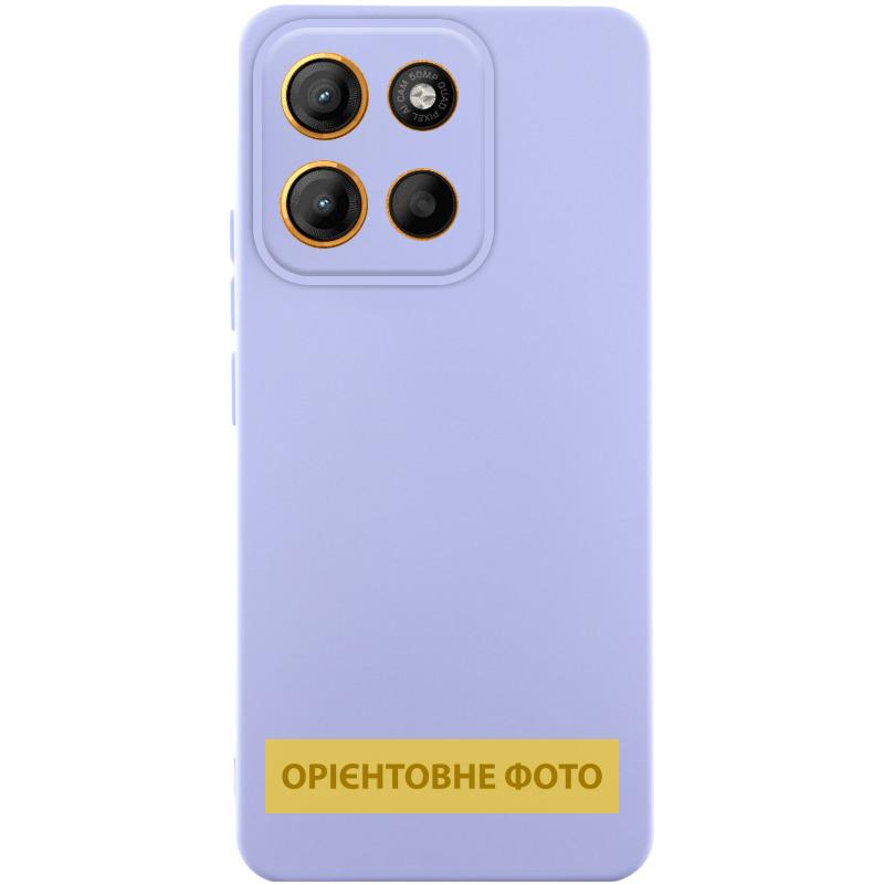 Чохол Silicone Cover Lakshmi Full Camera (AA) для Motorola Moto G86 5G | Мікрофібра на малюнкі №1