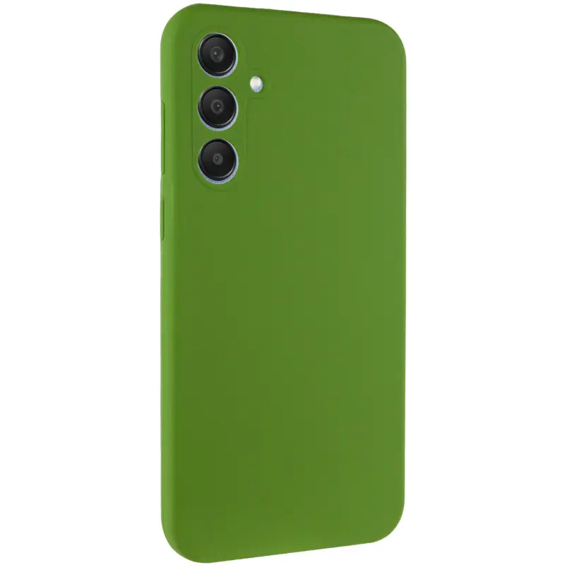 Чехол Silicone Cover Ummi Lakshmi Full Camera (AA) для Samsung Galaxy A57 5G, Зеленый / Dark green, Силикон, купить оптом с доставкой