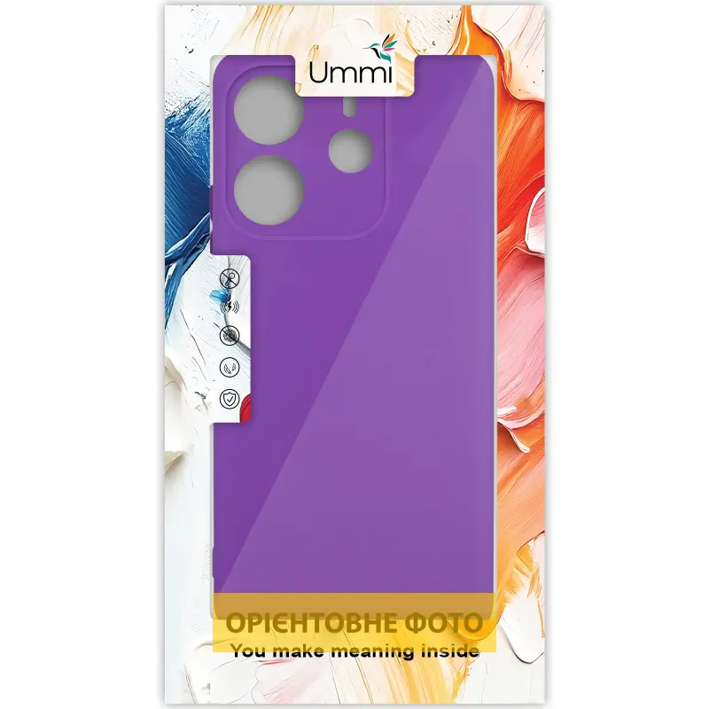 Чехол Silicone Cover Ummi Lakshmi Full Camera (AA) для Xiaomi Redmi 15C (EU), Фиолетовый / Purple 1, Силикон, купить оптом с доставкой