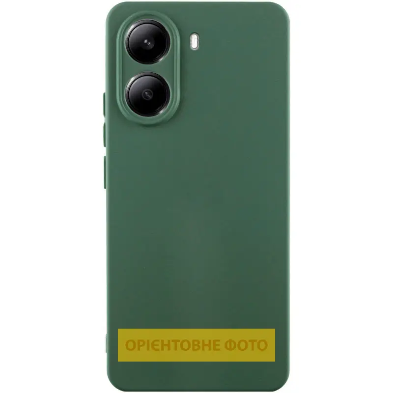 Чохол Silicone Cover Ummi Lakshmi Full Camera (AA) для Xiaomi Redmi Note 15 Pro 5G, Зелений / Dark green, Силікон, купити оптом з доставкою