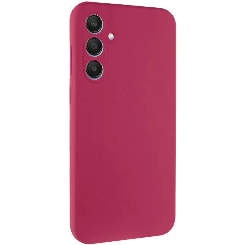 Чехол Silicone Cover Ummi Lakshmi Full Camera (AA) для Samsung Galaxy S26, Бордовый / Marsala, Силикон, купить оптом с доставкой