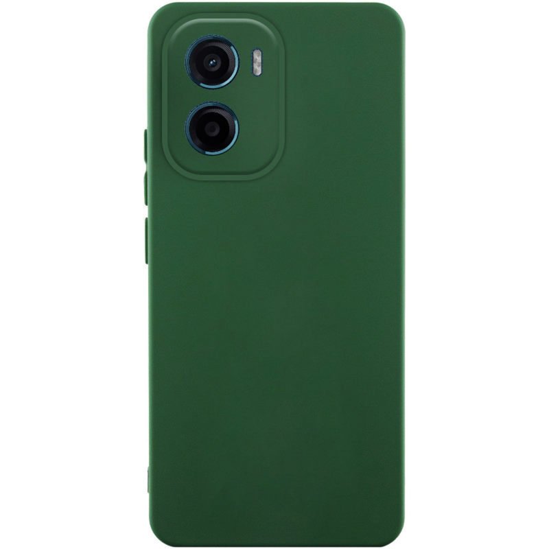 Чохол Silicone Cover Ummi Lakshmi Full Camera (AA) для Motorola Moto G06, Зелений / Cyprus Green, Силікон, купити оптом з доставкою