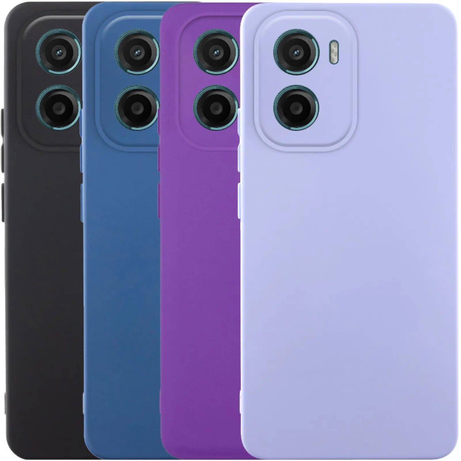 Чохол Silicone Cover Ummi Lakshmi Full Camera (AA) для Motorola Moto G06, Силікон, купити оптом з доставкою