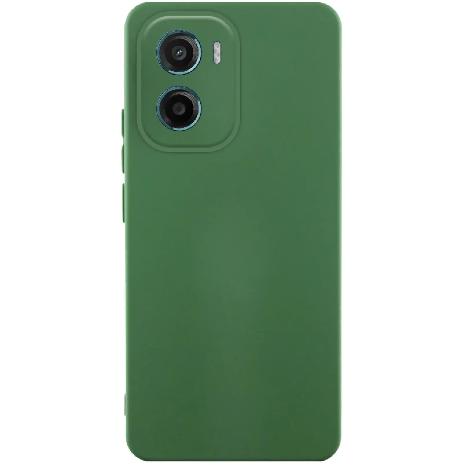 Чохол Silicone Cover Ummi Lakshmi Full Camera (AA) для Motorola Moto G06, Зелений / Dark green, Силікон, купити оптом з доставкою