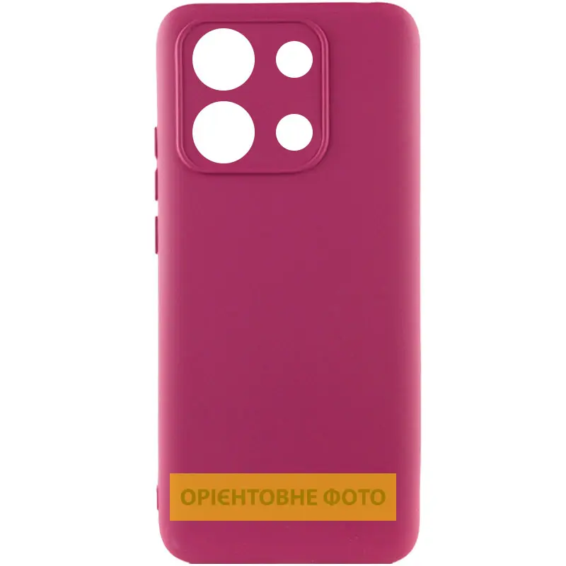Чохол Silicone Cover Ummi Lakshmi Full Camera (AA) для Xiaomi Redmi 15C (Global) / Poco C85 (Global), Бордовий / Marsala, Силікон, купити оптом з доставкою