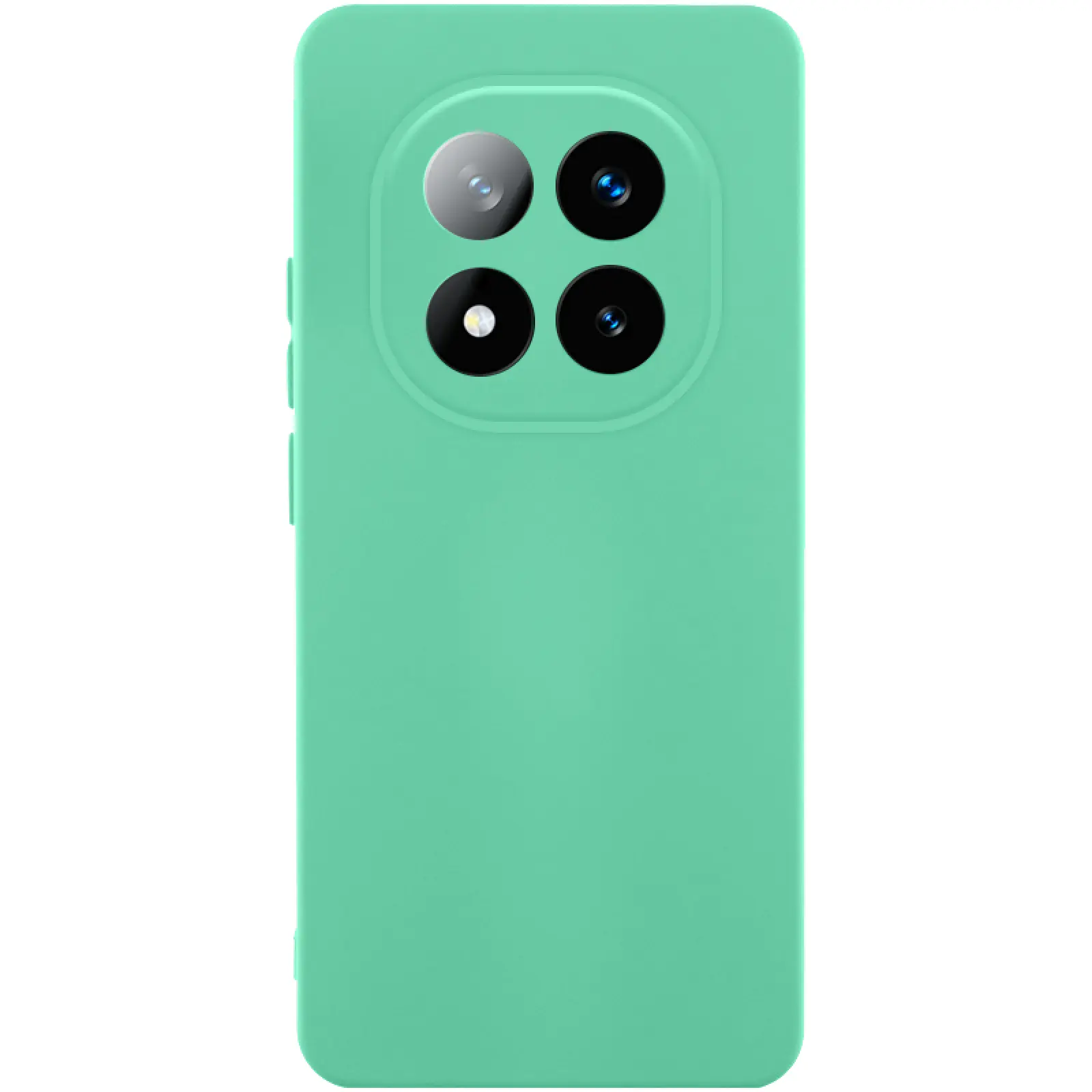 Чехол Silicone Cover Ummi Lakshmi Full Camera (AA) для Xiaomi Redmi Note 15 Pro 4G, Ментоловый / Mint, Силикон, купить оптом с доставкой