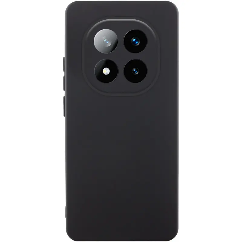 Чехол Silicone Cover Ummi Lakshmi Full Camera (AA) для Xiaomi Redmi Note 15 Pro 4G, Черный / Black, Силикон, купить оптом с доставкой