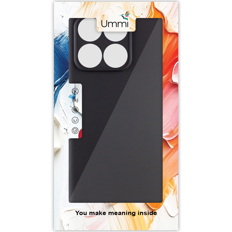 Чехол Silicone Cover Ummi Lakshmi Full Camera (AA) для Motorola Edge 70, Черный / Black 1, Силикон, купить оптом с доставкой