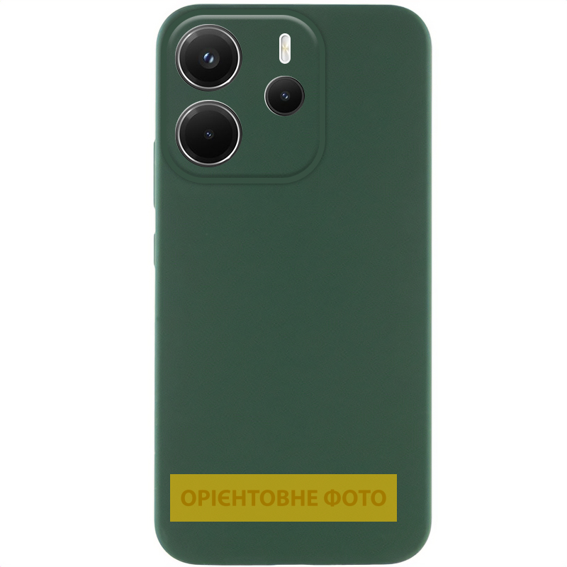 Чохол Silicone Cover Ummi Lakshmi Full Camera (AA) для Xiaomi Redmi A7 Pro 4G / Poco C81, Зелений / Dark green, Силікон, купити оптом з доставкою
