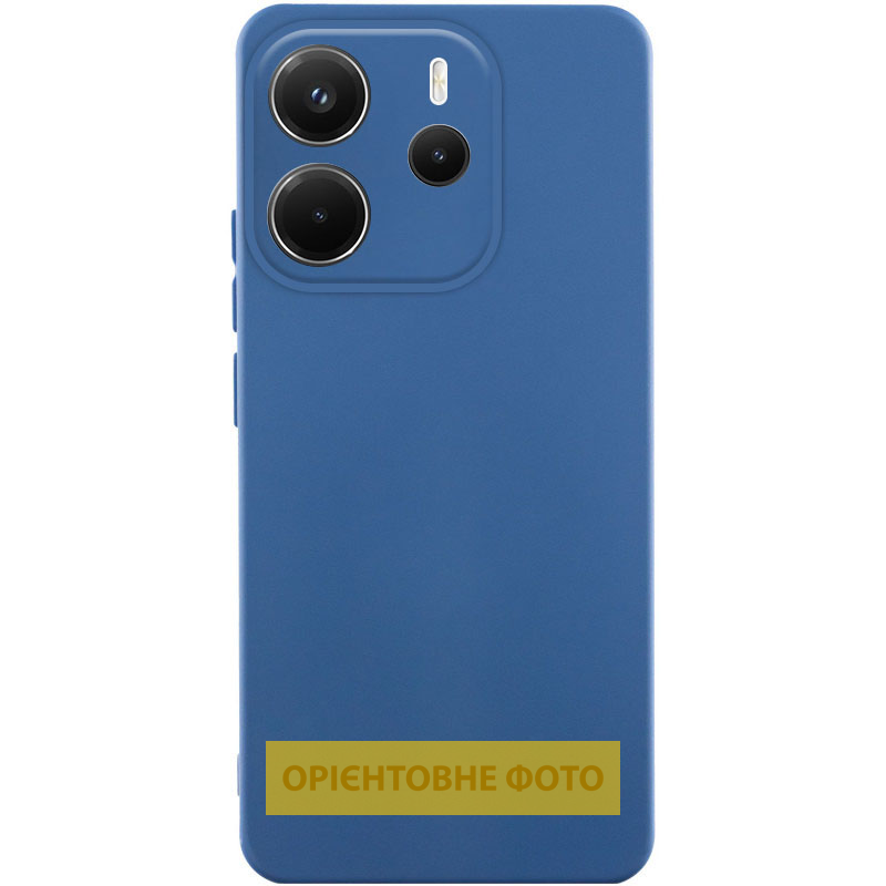 Чохол Silicone Cover Ummi Lakshmi Full Camera (AA) для Xiaomi Redmi A7 Pro 4G / Poco C81, Синій / Navy Blue, Силікон, купити оптом з доставкою