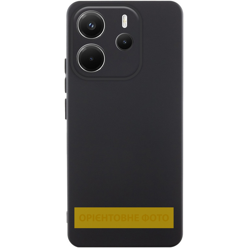 Чохол Silicone Cover Ummi Lakshmi Full Camera (AA) для Xiaomi Redmi A7 Pro 4G / Poco C81, Чорний / Black, Силікон, купити оптом з доставкою
