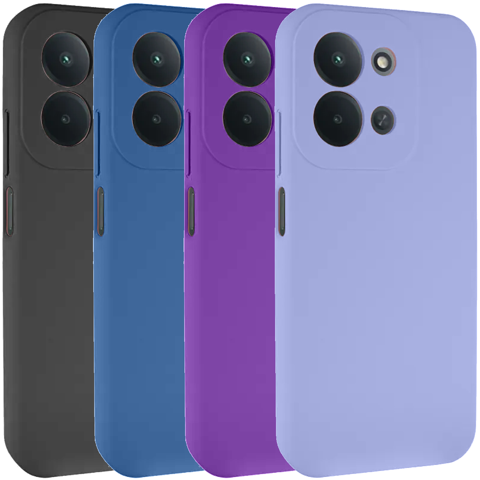 Чехол Silicone Cover Ummi Lakshmi Full Camera (AA) для Xiaomi Redmi 17 4G / 5G, Силикон, купить оптом с доставкой