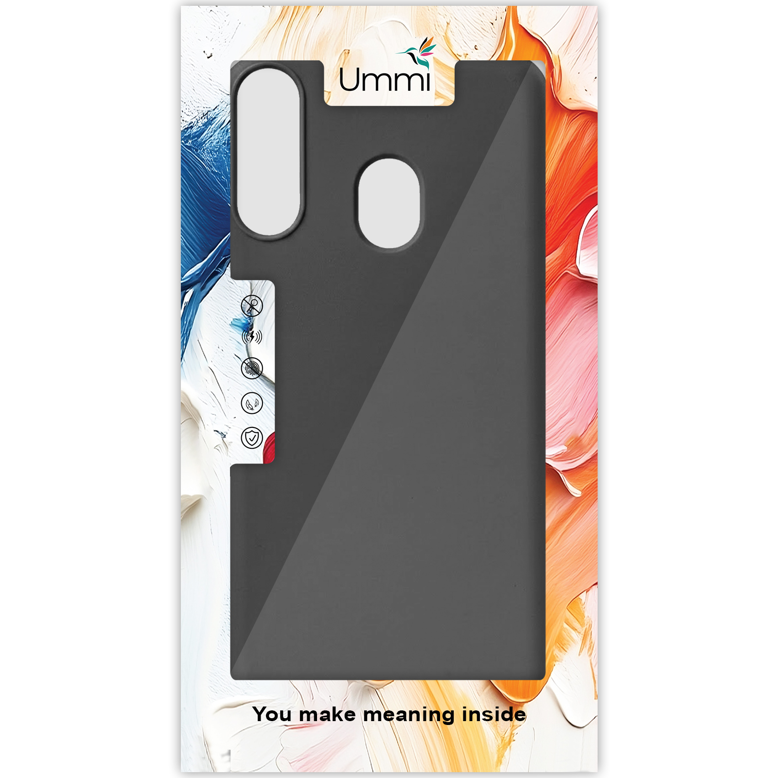 Чохол Silicone Cover Ummi Lakshmi (AA) для Samsung Galaxy A20 / A30, Чорний / Black 1, Силікон, купити оптом з доставкою