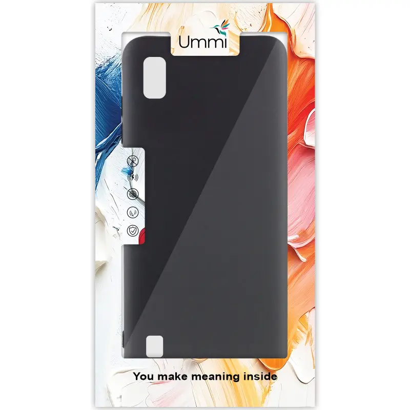 Чохол Silicone Cover Ummi Lakshmi (AA) для Samsung Galaxy A10 (A105F), Чорний / Black 1, Силікон, купити оптом з доставкою
