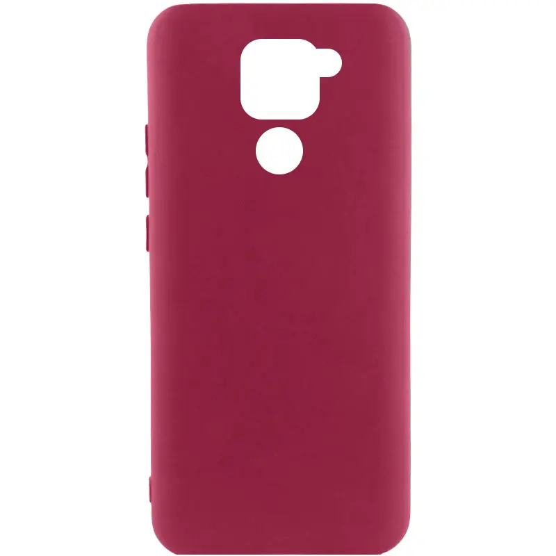 Чохол Silicone Cover Ummi Lakshmi (AA) для Xiaomi Redmi Note 9 / Redmi 10X, Бордовий / Marsala, Силікон, купити оптом з доставкою