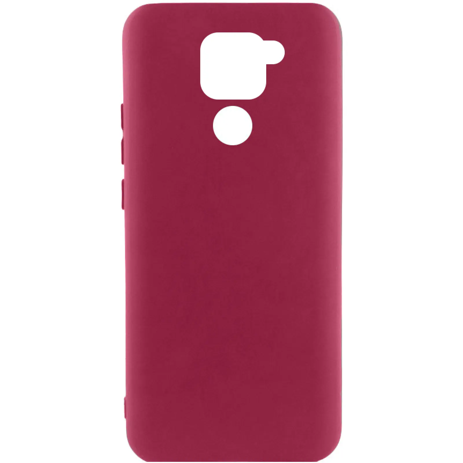 Чохол Silicone Cover Ummi Lakshmi (AA) для Xiaomi Redmi Note 9 / Redmi 10X, Бордовий / Marsala, Силікон, купити оптом з доставкою