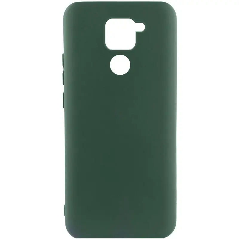 Чехол Silicone Cover Ummi Lakshmi (AA) для Xiaomi Redmi Note 9 / Redmi 10X, Зеленый / Dark green, Силикон, купить оптом с доставкой