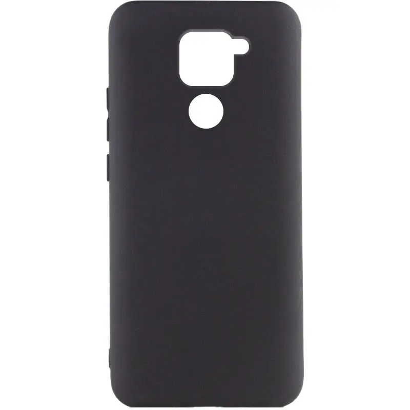 Чехол Silicone Cover Ummi Lakshmi (AA) для Xiaomi Redmi Note 9 / Redmi 10X, Черный / Black, Силикон, купить оптом с доставкой
